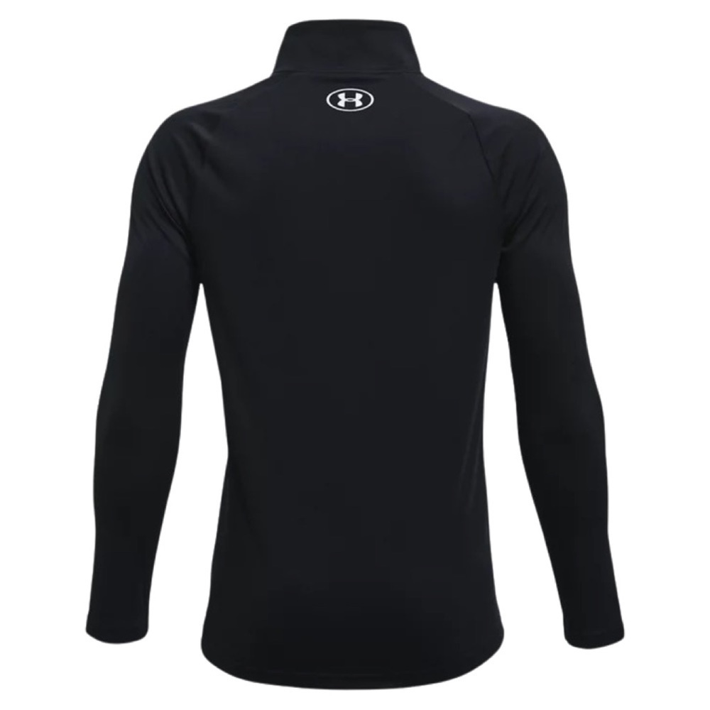 UNDER ARMOUR • Boy’s Black UA Tech 2.0 ½ Zip Loose Fit Jacket Sweater - Picture 2 of 2